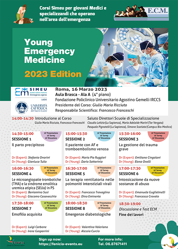 Programma Young Emergency Medicine 2023 Edition